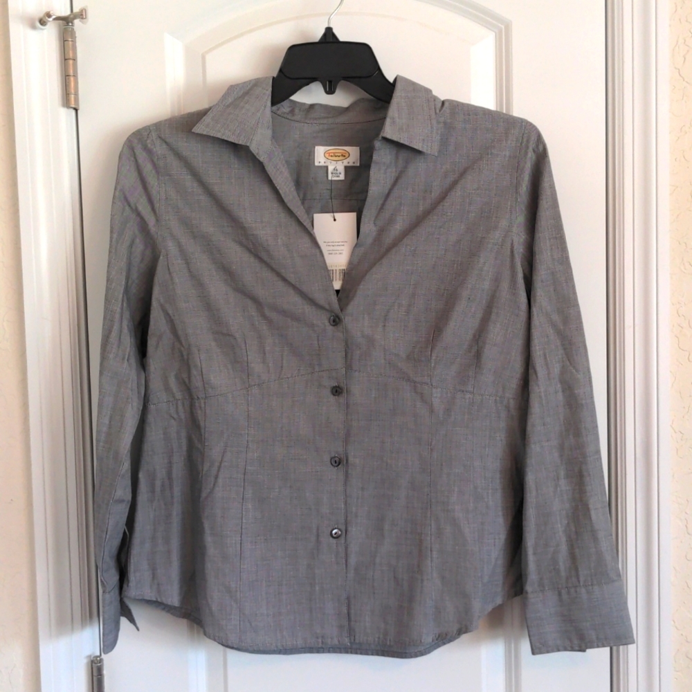 16P Talbots Dark Gray Top